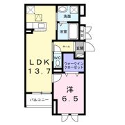 サニーレジデンス鷺洲Aの間取り画像