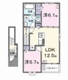 カーサ コンフォルト Ⅱの間取り画像
