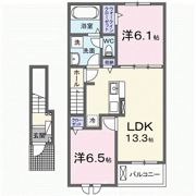 グランヒルズ彦島Ⅱの間取り画像