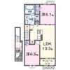グローティール Bの間取り画像