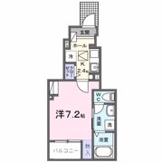 ベルソレイユ青木の間取り画像