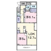 レスパスカルムの間取り画像