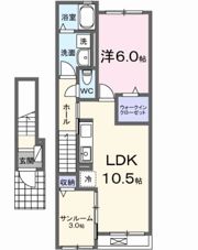 クルール イーストの間取り画像