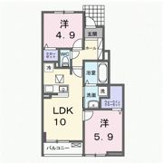 大山ニューライズ Ⅰの間取り画像