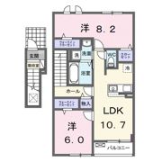 大山アパート（028095001）の間取り画像