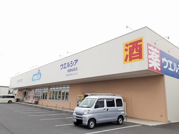 近くのウエルシア桜島店まで1,100m（徒歩14分）
