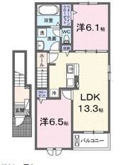 仮）西青山3丁目アパート1の間取り画像