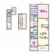 エアリーみとよ Ⅱの間取り画像