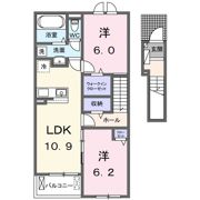 クロスサイド アパートメントⅠの間取り画像