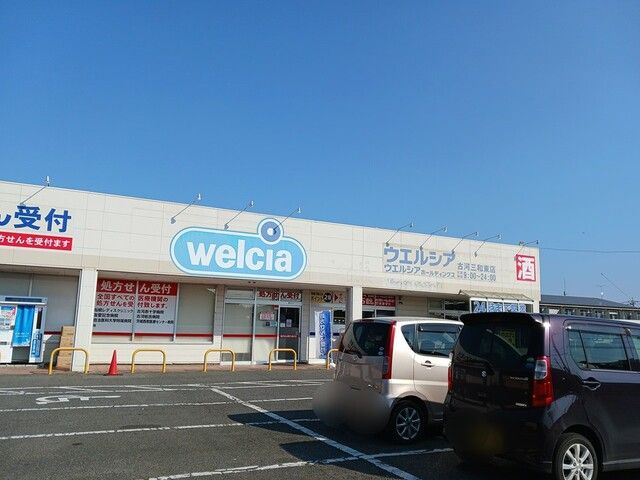 近くのドラッグストアまで600m（徒歩8分）