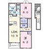クロスサイド アパートメントⅡの間取り画像