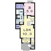 シャンティⅤの間取り画像