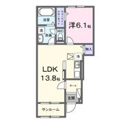 豊郷サンライフⅡの間取り画像