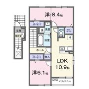 アンジュ ワンの間取り画像