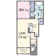 アンジュ ツーの間取り画像