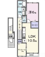 フラワーの間取り画像