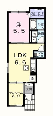 ベルデの間取り画像