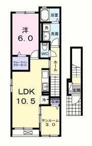 ベルデの間取り画像
