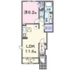 メゾン大西Ⅱの間取り画像
