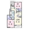 ポノ Aの間取り画像