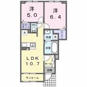 クレストコートの間取り画像
