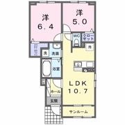 クレストコートの間取り画像