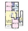 （仮）三直アパート1の間取り画像