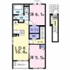 （仮）三直アパート2の間取り画像