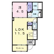 ゴールドメゾンの間取り画像