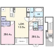 ゴールドメゾンの間取り画像