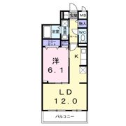 アルティザン九条の間取り画像
