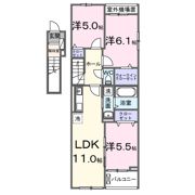 サニー ウエストの間取り画像