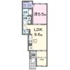 作草部町アパート(028126201)の間取り画像