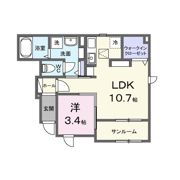 カーサフィオーレ一番館の間取り画像