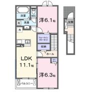 セレーノ カーサの間取り画像
