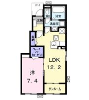 アムールⅡの間取り画像