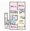 アルモニーBの間取り画像