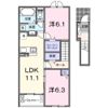 ファミールケイ Bの間取り画像