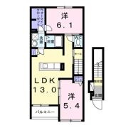 セゾン プロスペレの間取り画像