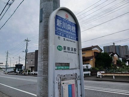 近くの新川向橋（バス停）まで140m（徒歩2分）