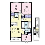 ユウスゲの間取り画像