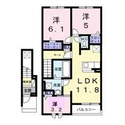 ユウスゲの間取り画像