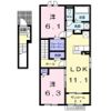 クーロンヌⅠの間取り画像