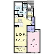 クーロンヌⅡの間取り画像
