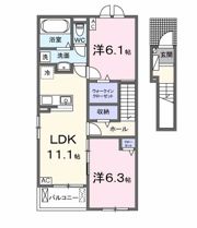 サンデヴォーテⅠの間取り画像