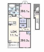 サンデヴォーテⅡの間取り画像