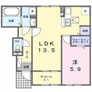 フォックス ゲート Sの間取り画像