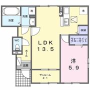 フォックス ゲート Sの間取り画像