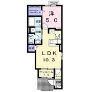 フォンテーヌⅢ Cの間取り画像