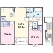 西本町3丁目アパート（028169901）の間取り画像
